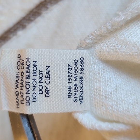 BKE Urban Outfitters Tague Lace Up Textured Cropped Knit Longsleeve Cream Shirt - Picture 12 of 13